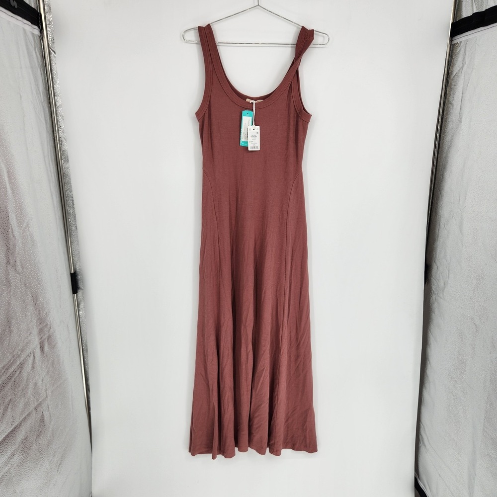 Marine Layer Brown Medium Lexi Sun in Fit and Flare Dress NWT